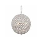Warehouse Of Tiffany Gertrude 3-light Crystal 12-inch Chrome-finish Chandelier