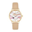Mixit Life Is A Journey Womens Brown Strap Watch-pts5078bg
