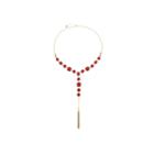 Monet Jewelry Womens Red Pendant Necklace