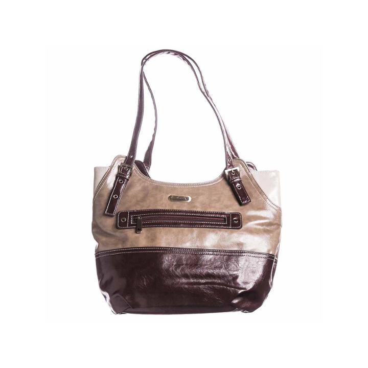 Gloria Vanderbilt Colorblock Double Handle Hobo Bag