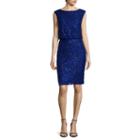 Scarlett Sleeveless Sequined Short Dress - Tall