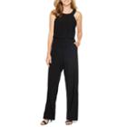 Emma And Michele Sleeveless Belted Jumpsuit