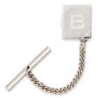 Tie Tack With Facet-cut Corners