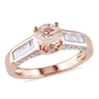 1/2 Ct. T.w. Pink Morganite 14k Gold Engagement Ring