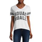 Novelty Short-sleeve Burnout Football Tee