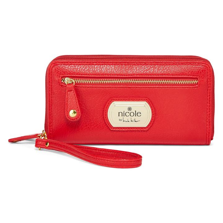 Nicole By Nicole Miller Cara Triple-zip Wallet