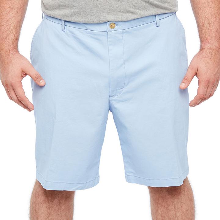 Izod Saltwater Stretch Chino Shorts-big And Tall