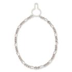 Sterling Silver Figaro Link Tie Chain