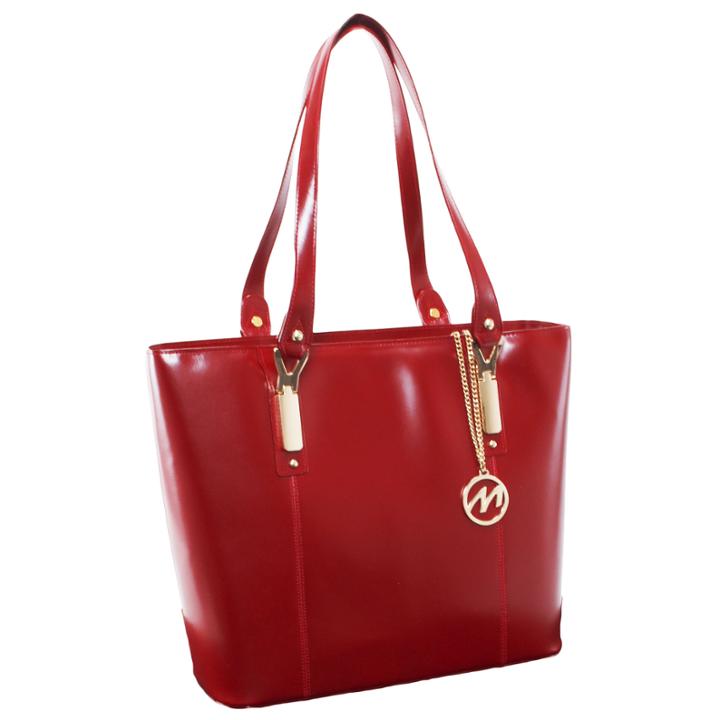 Mckleinusa Savarna Leathe Tote With Tablet Pocket