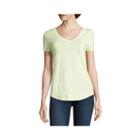 Stylus Short Sleeve V Neck T-shirt-womens