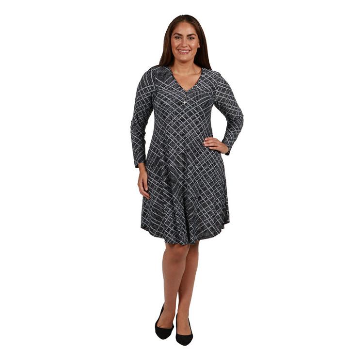 24/7 Comfort Apparel Citified Dress - Plus