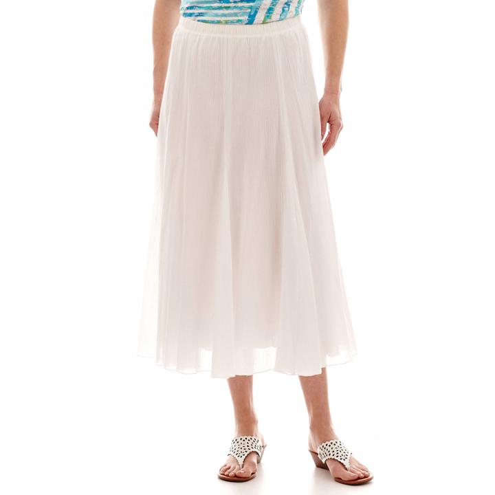 Alfred Dunner Ocean Drive Gauze Skirt