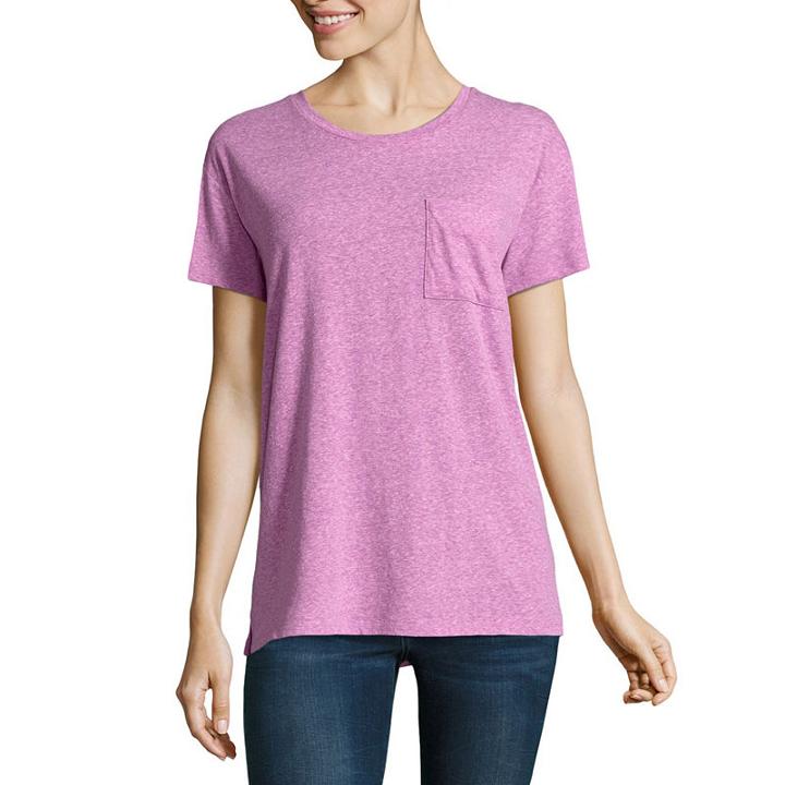 Arizona Short Sleeve Pocket T-shirt- Juniors