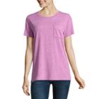 Arizona Short Sleeve Pocket T-shirt- Juniors