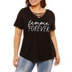 Short Sleeve Femme Forever T-shirt- Juniors Plus