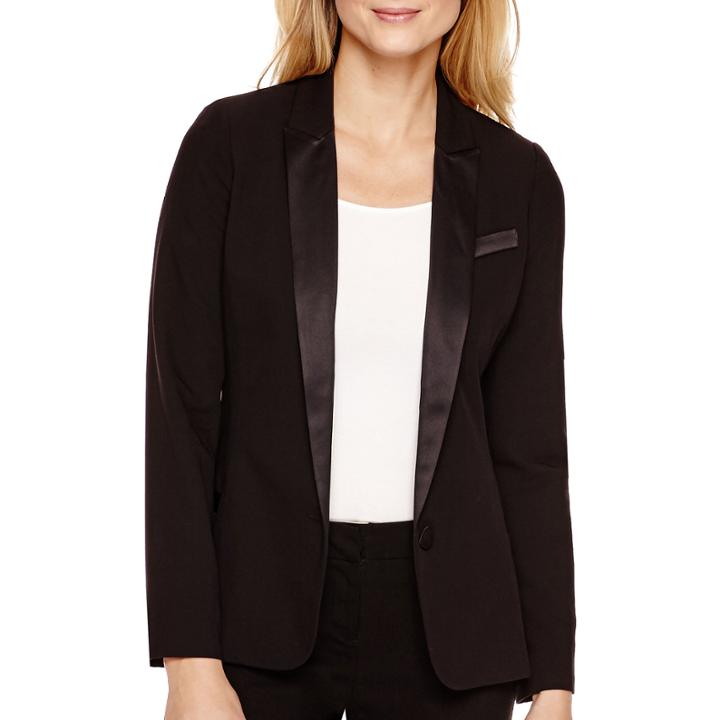 Worthington Long-sleeve Tuxedo Blazer