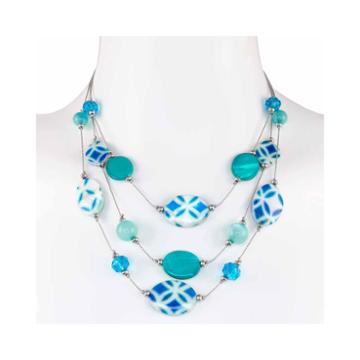 Studio By Carol Womens Illusion Necklace