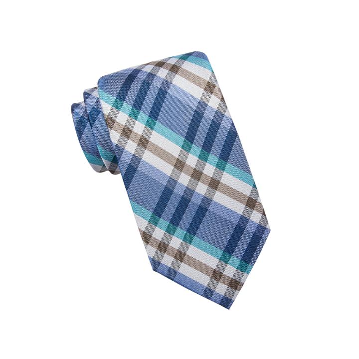 Stafford Mcmurray Plaid Silk Tie