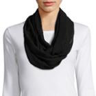 Mixit Solid Swiss Dot Loop Scarf