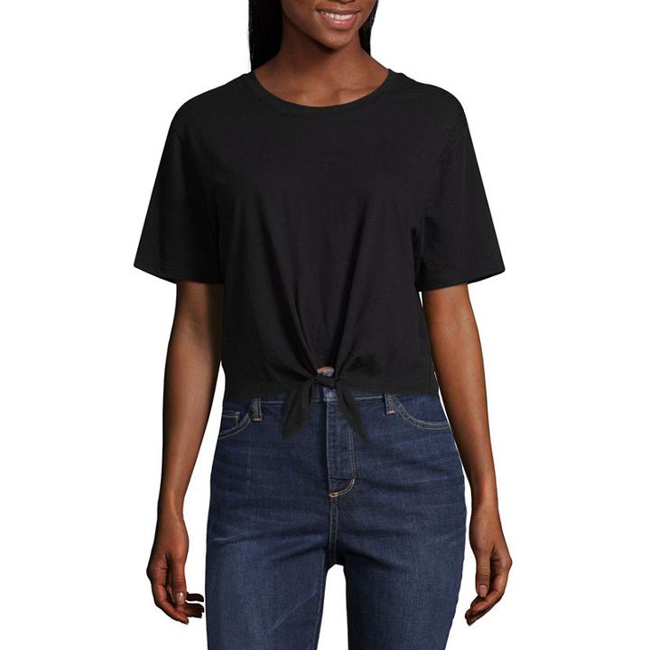 City Streets Tie Front Tee - Juniors