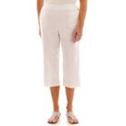 Alfred Dunner Sunny Days Button-cuff Pull-on Capris