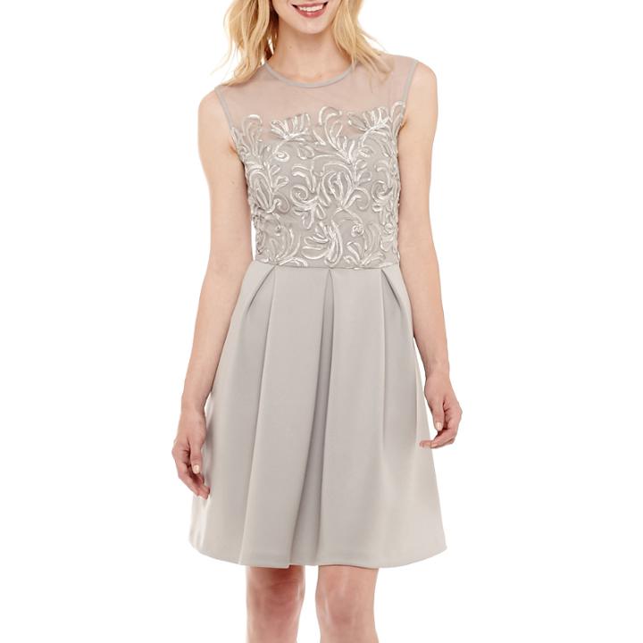 Studio 1 Sleeveless Fit-and-flare Dress
