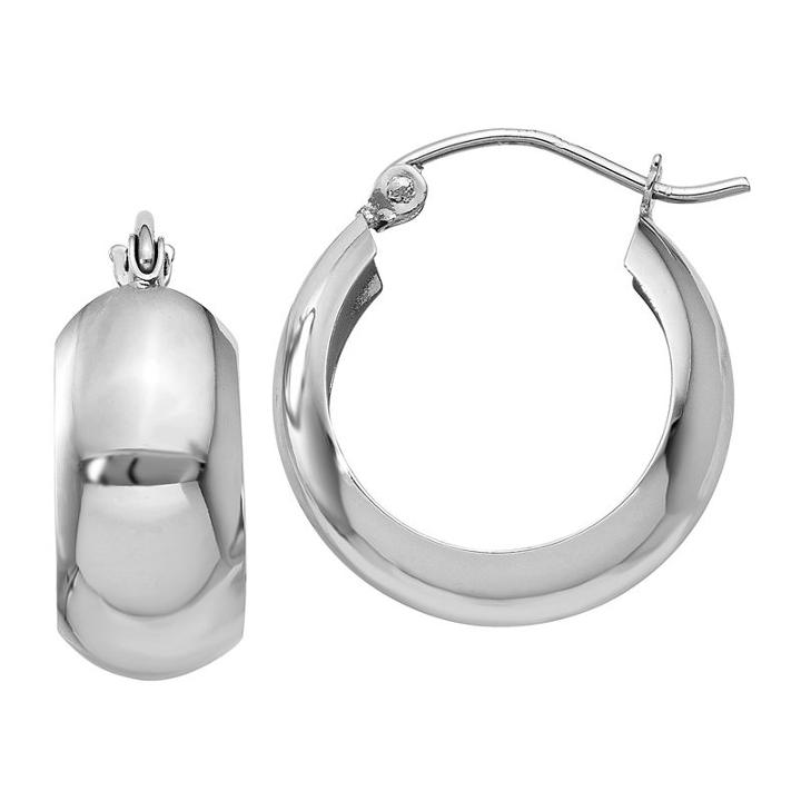 13mm Round Hoop Earrings