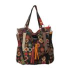 Multi-colored Lloyd Leather Tote