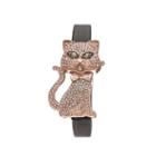 Geneva Platinum Womens Rose Goldtone Strap Watch-7721
