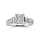 1 Ct. T.w. Diamond Engagement Ring