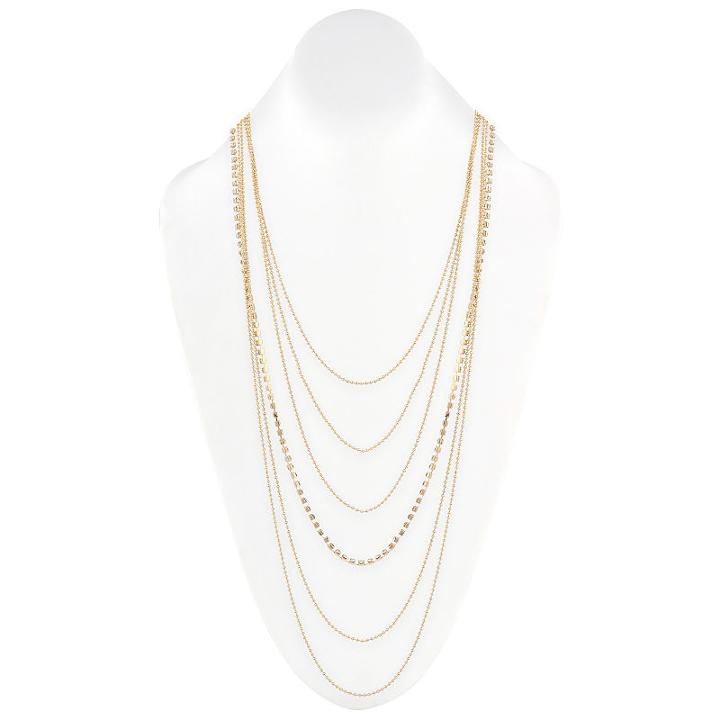 Bijoux Bar Womens Brass Collar Necklace