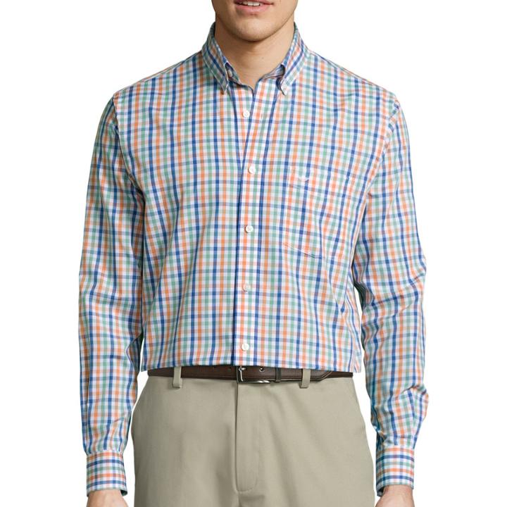 Dockers Signature Long-sleeve Resort Roadmap Woven Shirt