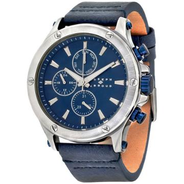 Joseph Abboud Mens Blue Strap Watch-ja3204s648-024