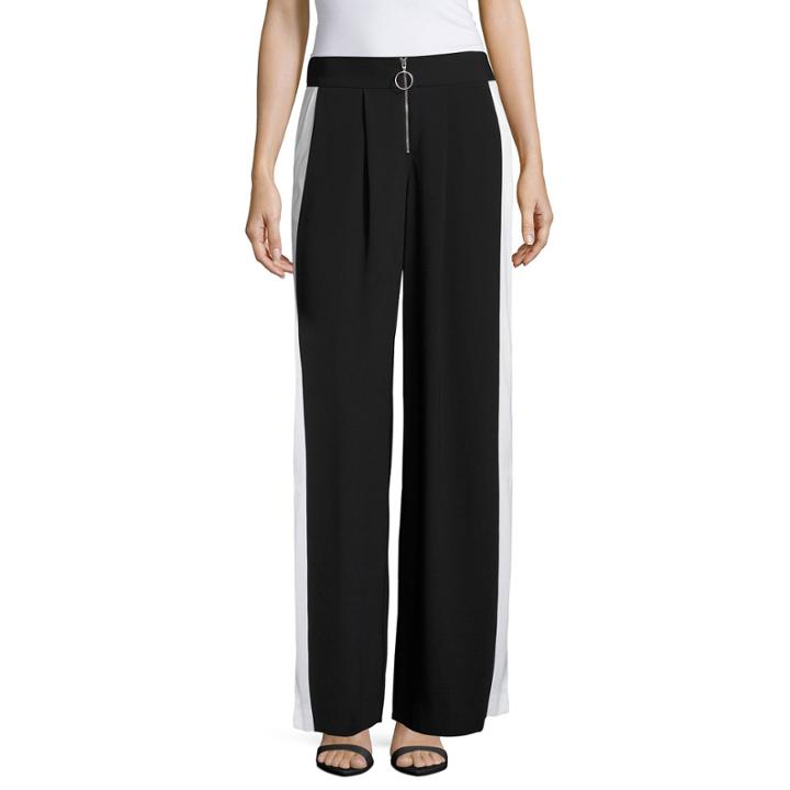 Belle + Sky Pleat Front Wide Leg Pants