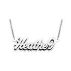 Personalized 13x40mm Polished 3d Name Necklace