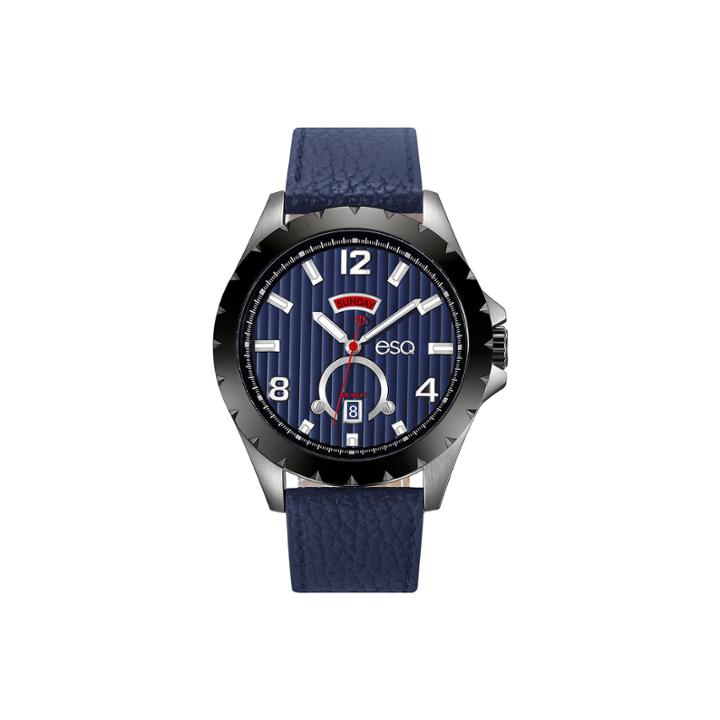 Esquire Esq Mens Blue Strap Watch-37esq007101a