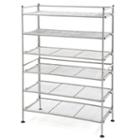 Seville Classics 3-tier Iron Mesh Utility Shoe Rack (2-pack)