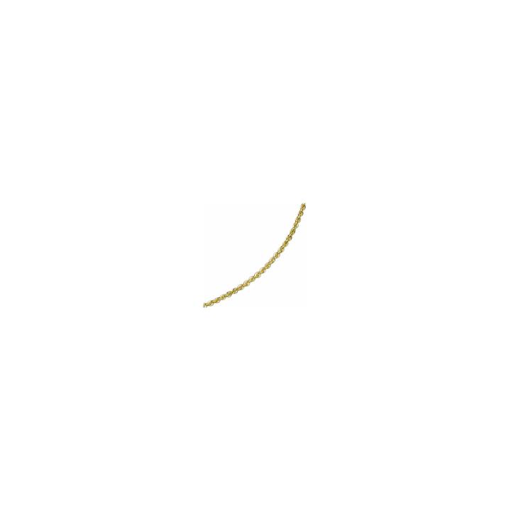 14k Gold Glitter Rope 18-30 1.75mm Chain