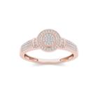 1/3 Ct. T.w. Diamond 10k Rose Gold Engagement Ring