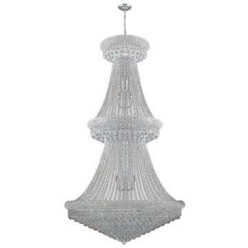 Empire Collection 38 Light 2-tier Round Crystal Chandelier