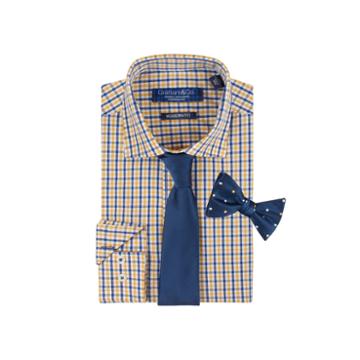 Graham & Co. Dress Shirt, Tie And Pre-tied Bow Tie