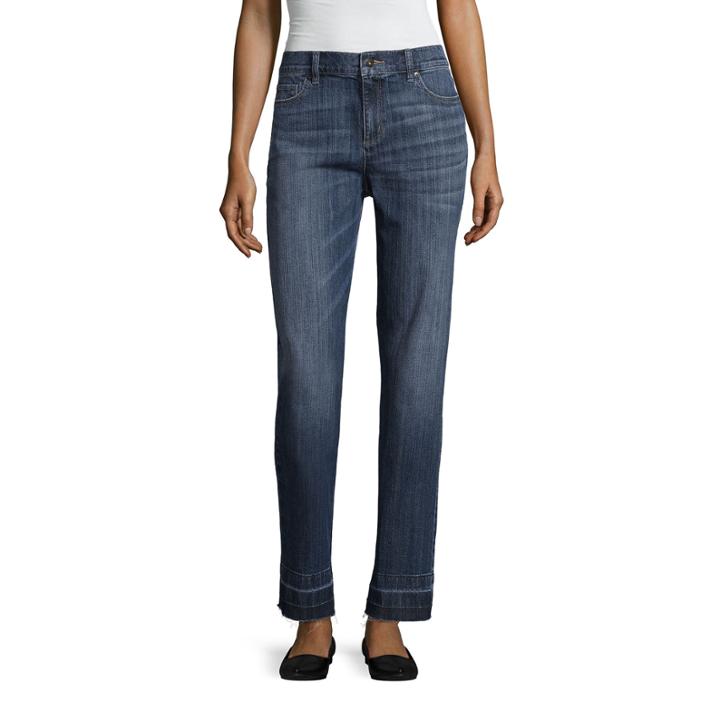 Liz Claiborne Boyfriend Skinny Pants- Tall