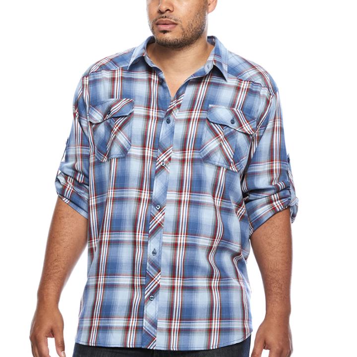 I Jeans By Buffalo Maddux Long-sleeve Woven Shirt