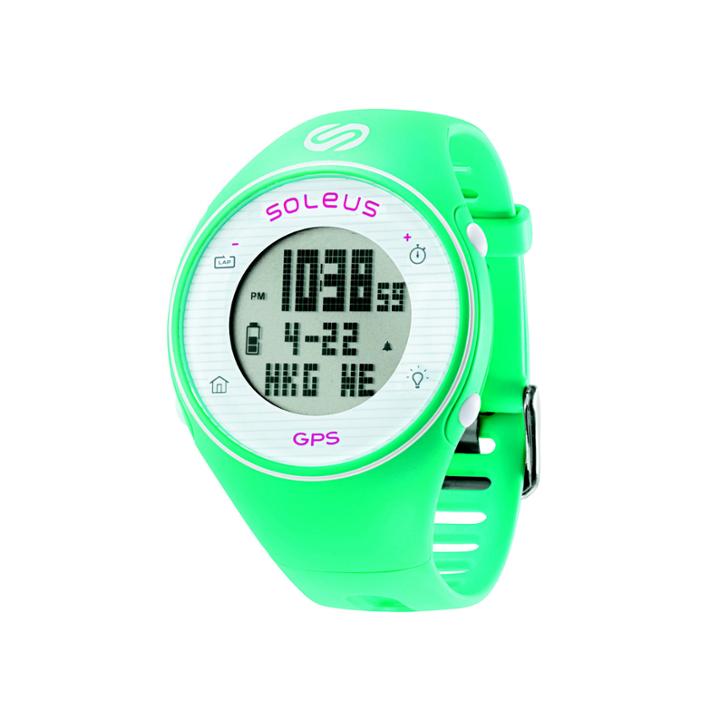 Soleus Gps One Teal Silicone Strap Running Digital Sport Watch