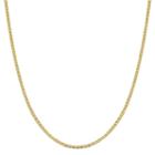 10k Gold Solid Anchor 16 Inch Chain Necklace