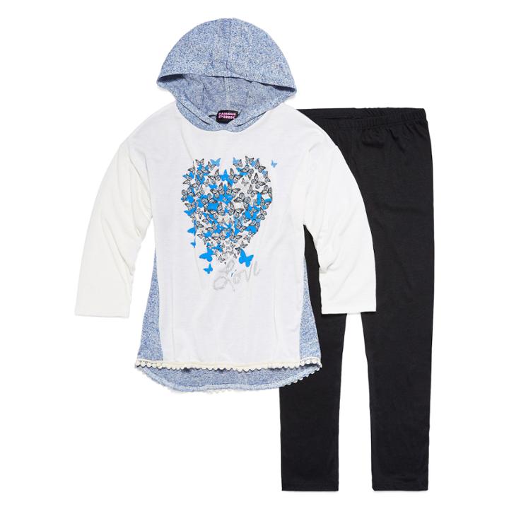 3/4 Sleeve Hoodie Legging Set