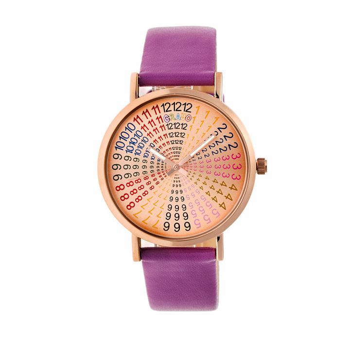 Crayo Unisex Purple Strap Watch-cracr4307
