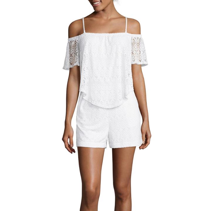 Bisou Bisou Crochet Romper Dress