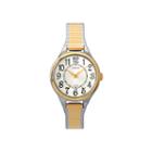 Carriage By Timex Womens Two-tone Stainless Steel Expansion Bracelet Watch C3c3679j