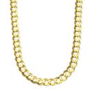 10k Yellow Gold 10mm Curb Necklace 30